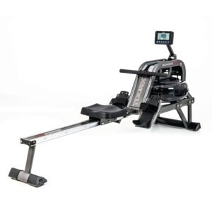 Vandens pasipriešinimo irklavimo treniruoklis TOORX ROWER SEA namų sportui.